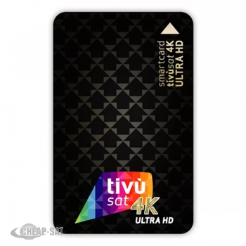 CAM Tivùsat 4K Ultra HD  inklusive BLACK Smartcard NEW